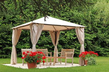 Beautiful garden pergola.